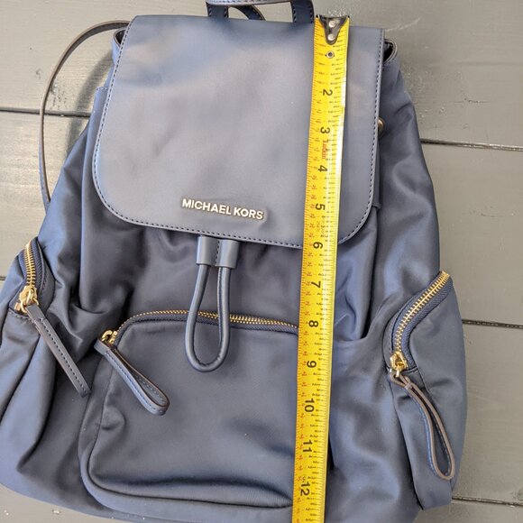 Michael Kors Blue Abbey Large Logo Cargo Backpack main image 8